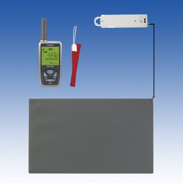 画像1: 徘徊お知らせお待ちくん（ローコストマットタイプ）　携帯型受信機セット／HS-WA61(KE) (1)