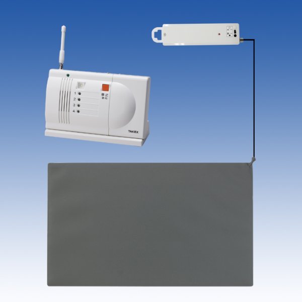 画像1: 徘徊お知らせお待ちくん（ローコストマットタイプ）　卓上型受信機セット／HS-WA61(T) (1)