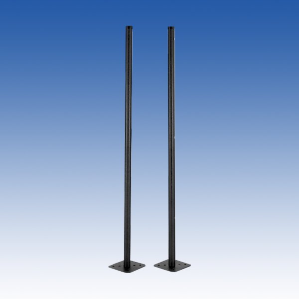 画像1: ポール（2本）　ブラック／KP-150B (1)