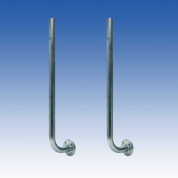 画像1: L字型ポール（2本）／KP-90L (1)