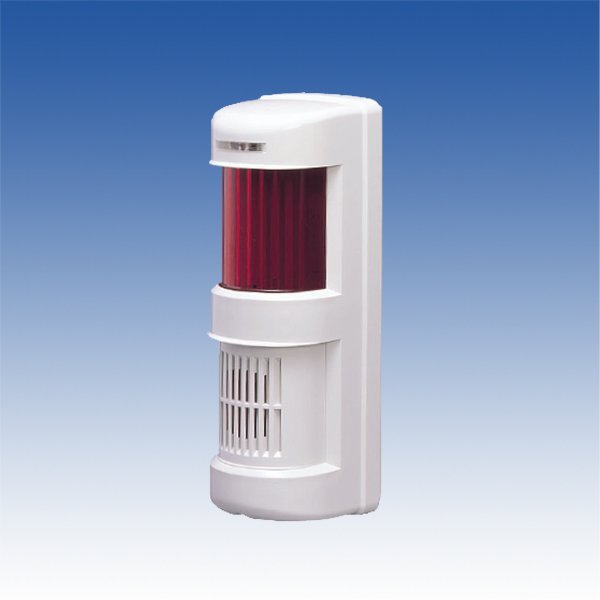 画像1: LEDフラッシュライト付音声報知器／LFV-100V(W) (1)